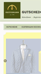 Mobile Screenshot of kustermann-shop.de